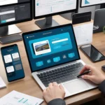 Desarrollo de páginas web profesionales, modernas y seguras, diseñadas para mejorar la presencia digital y la visibilidad online de tu empresa.