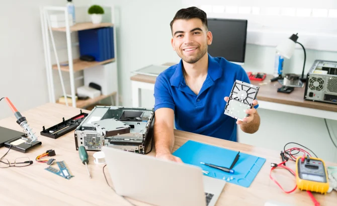 Servicio profesional de soporte técnico e informático para empresas